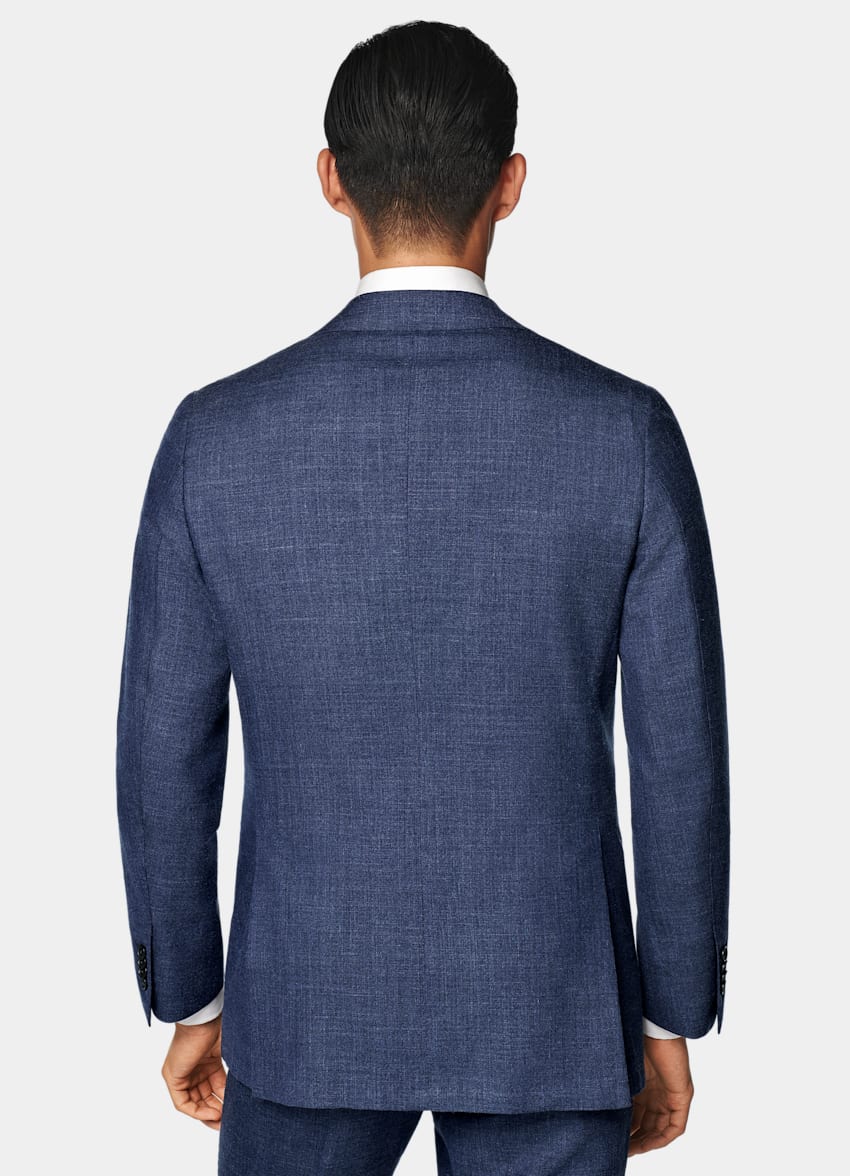 Mid Blue Tailored Fit Havana Suit