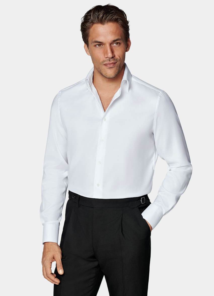 White Royal Oxford Slim Fit Shirt