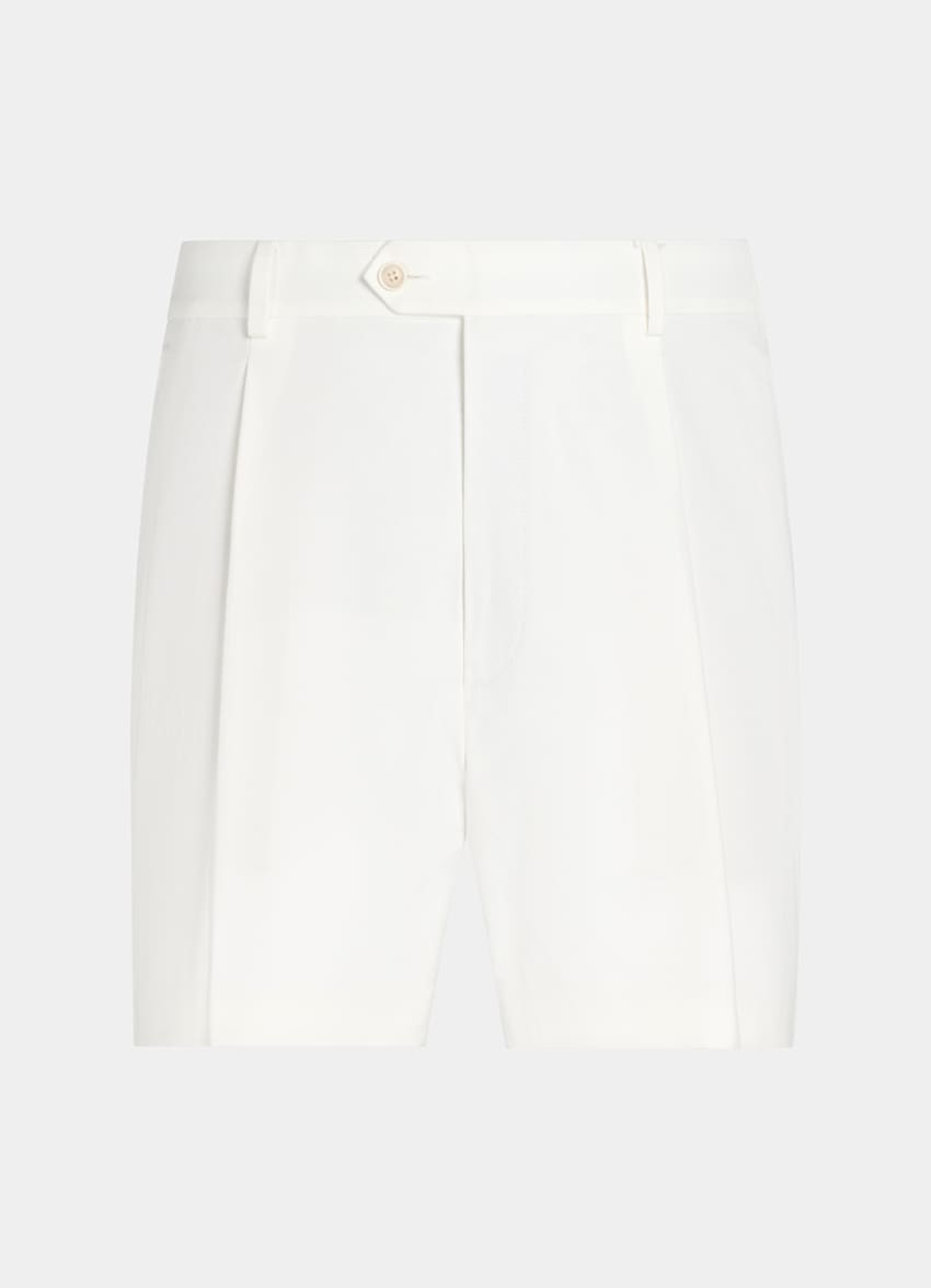 Off-White Straight Leg Shorts