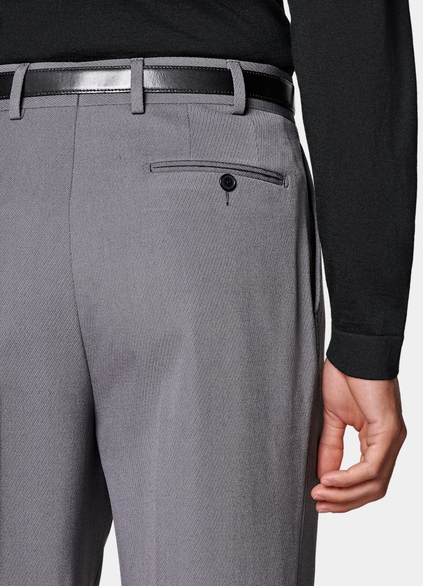 Mid Grey Relaxed Fit Roma Suit