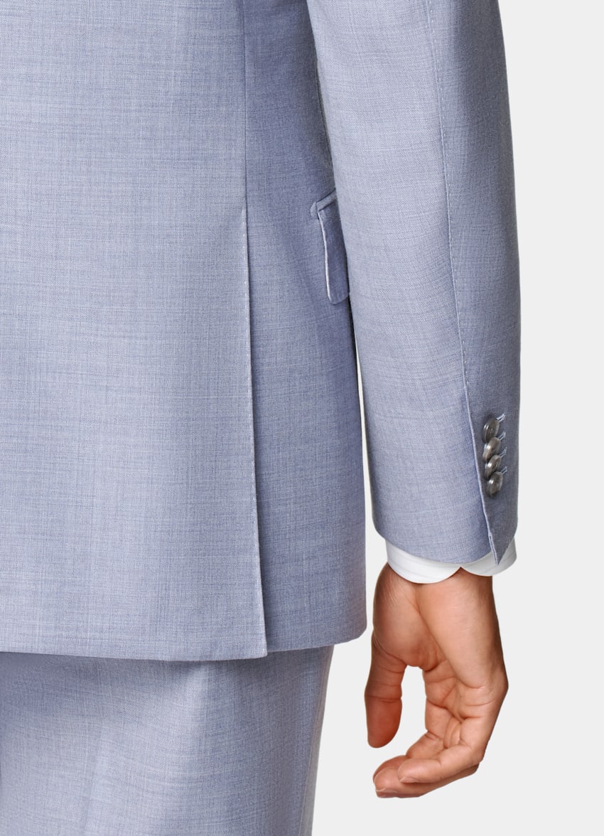 Light Blue Perennial Tailored Fit Havana Suit