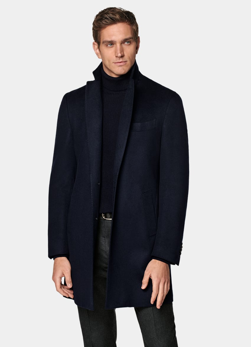 Navy Overcoat