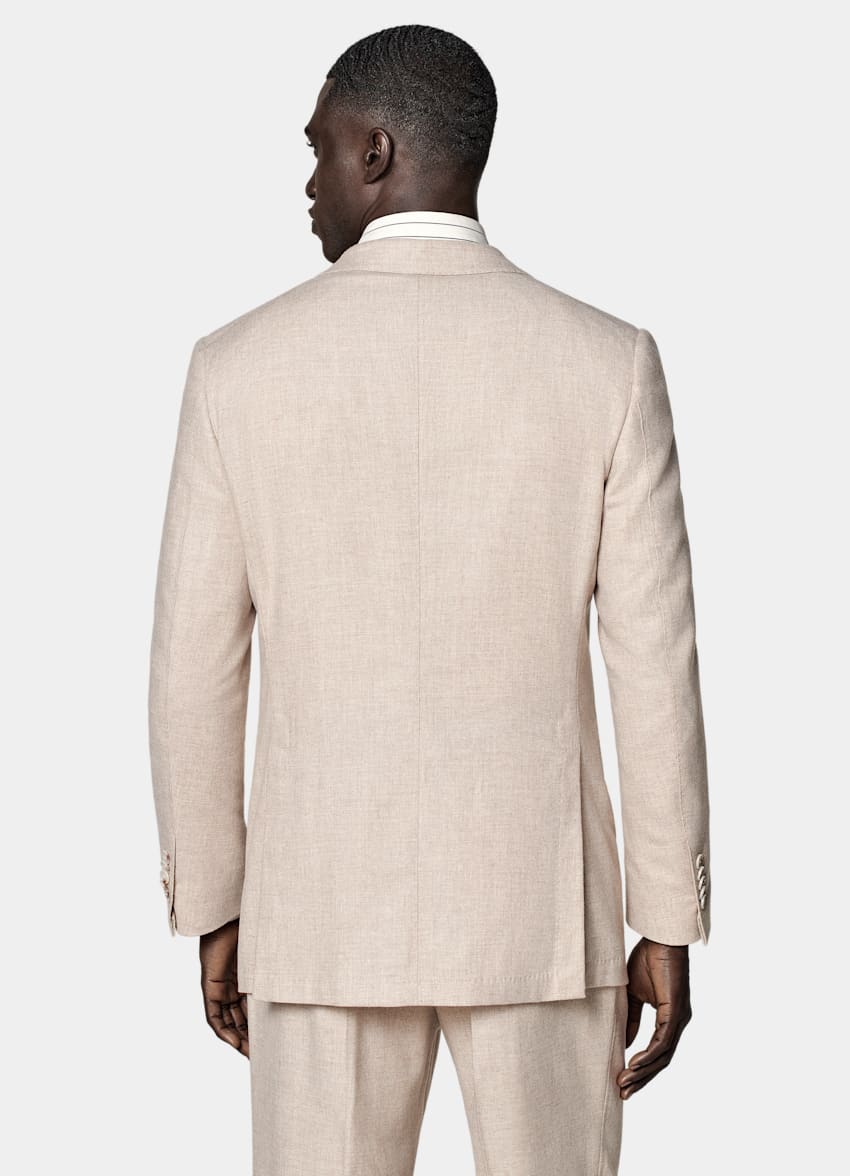 Sand Tailored Fit Milano Suit