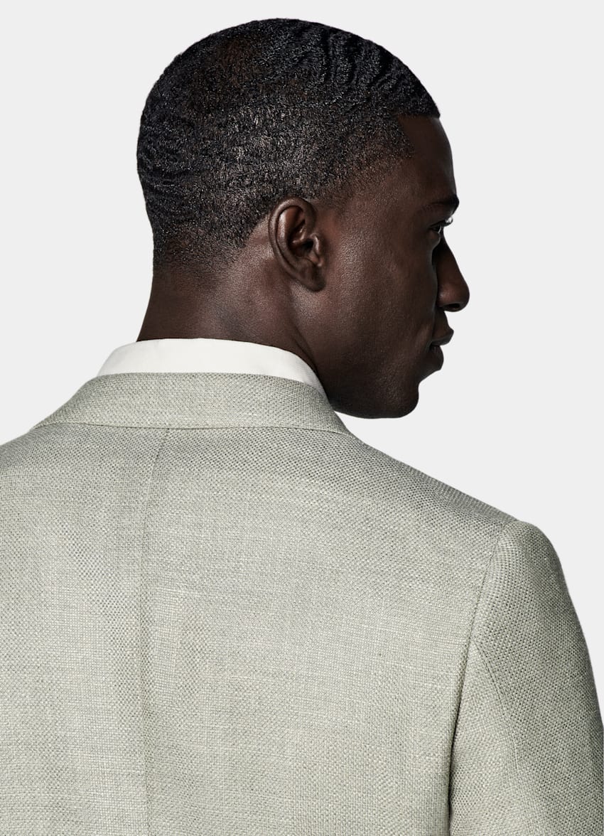 Light Green Tailored Fit Havana Blazer