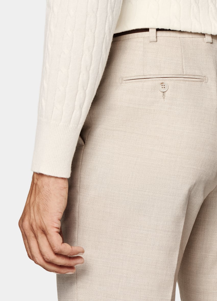 Sand Tailored Fit Havana Suit