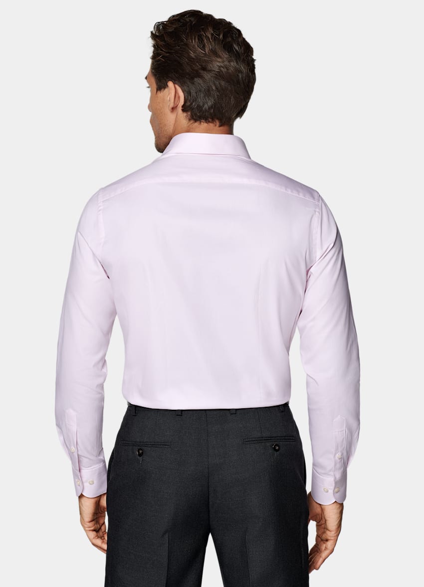 Pink Royal Oxford Slim Fit Shirt
