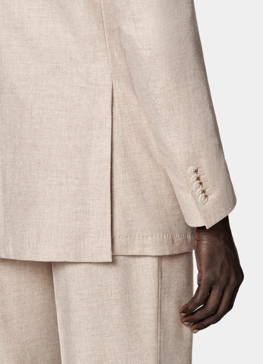 Sand Tailored Fit Milano Suit