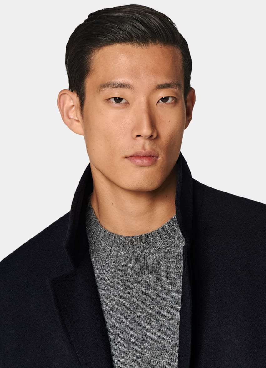 Navy Overcoat