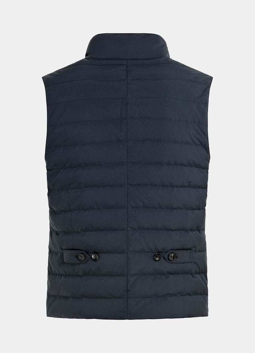 Navy Down Vest
