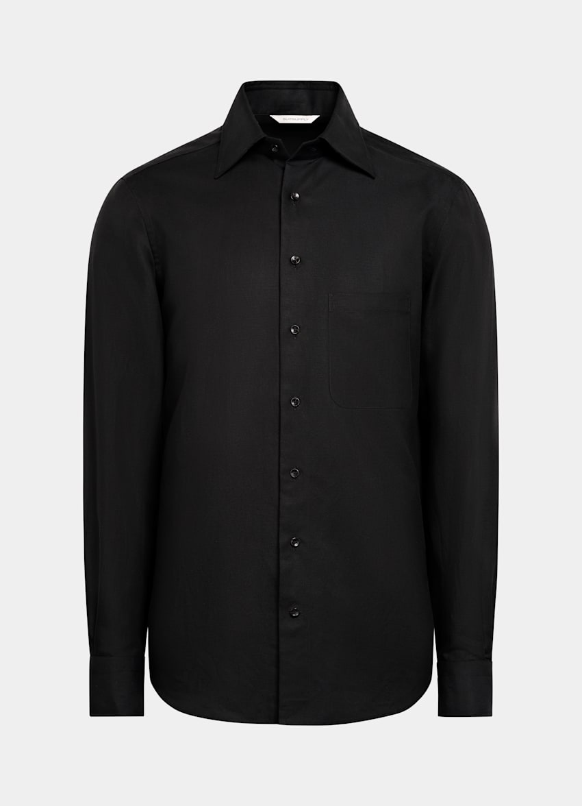 Black Relaxed Fit Shirt