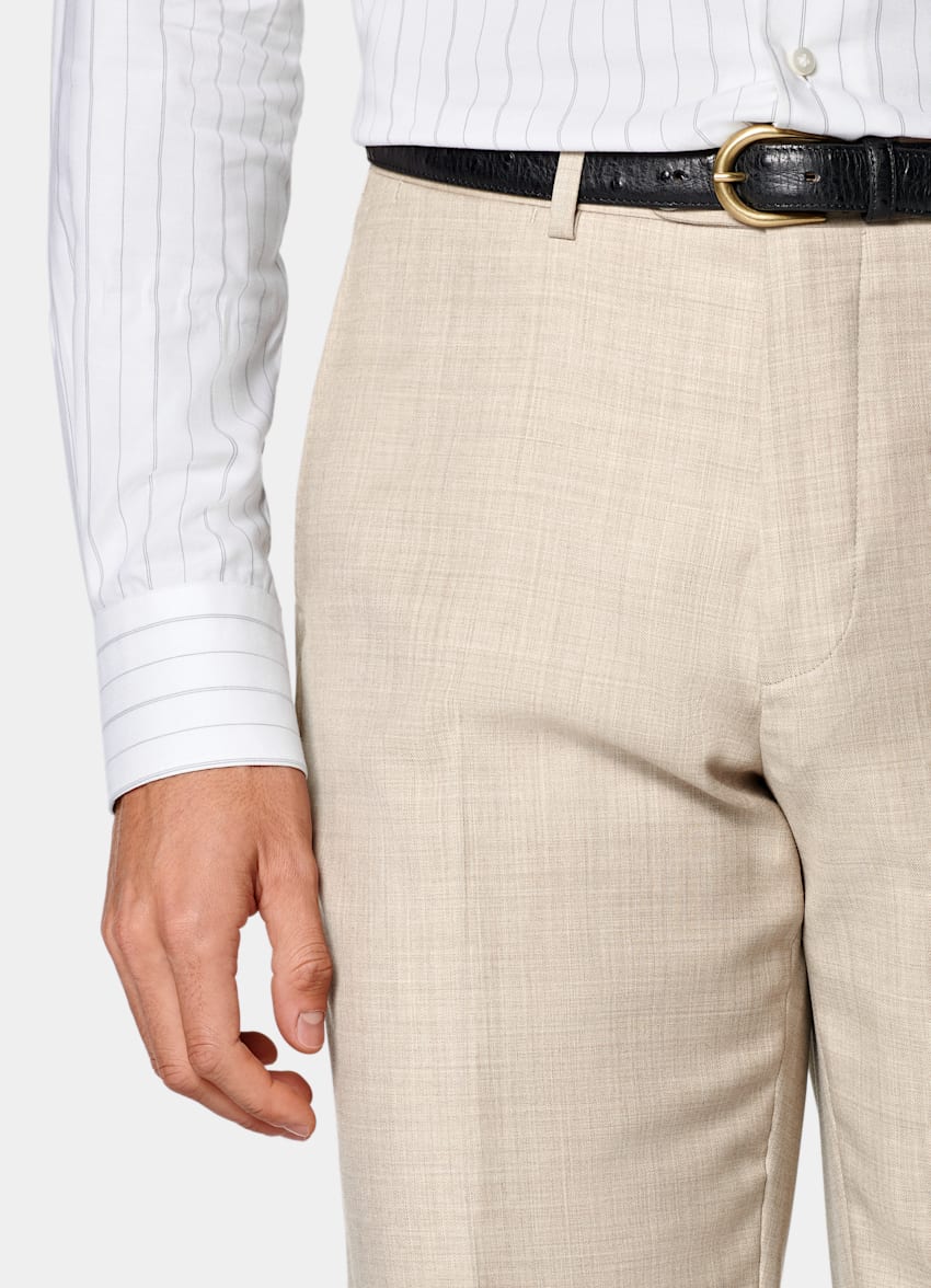 Sand Tailored Fit Havana Suit