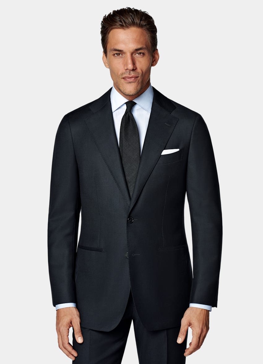 Navy Tailored Fit Havana Suit