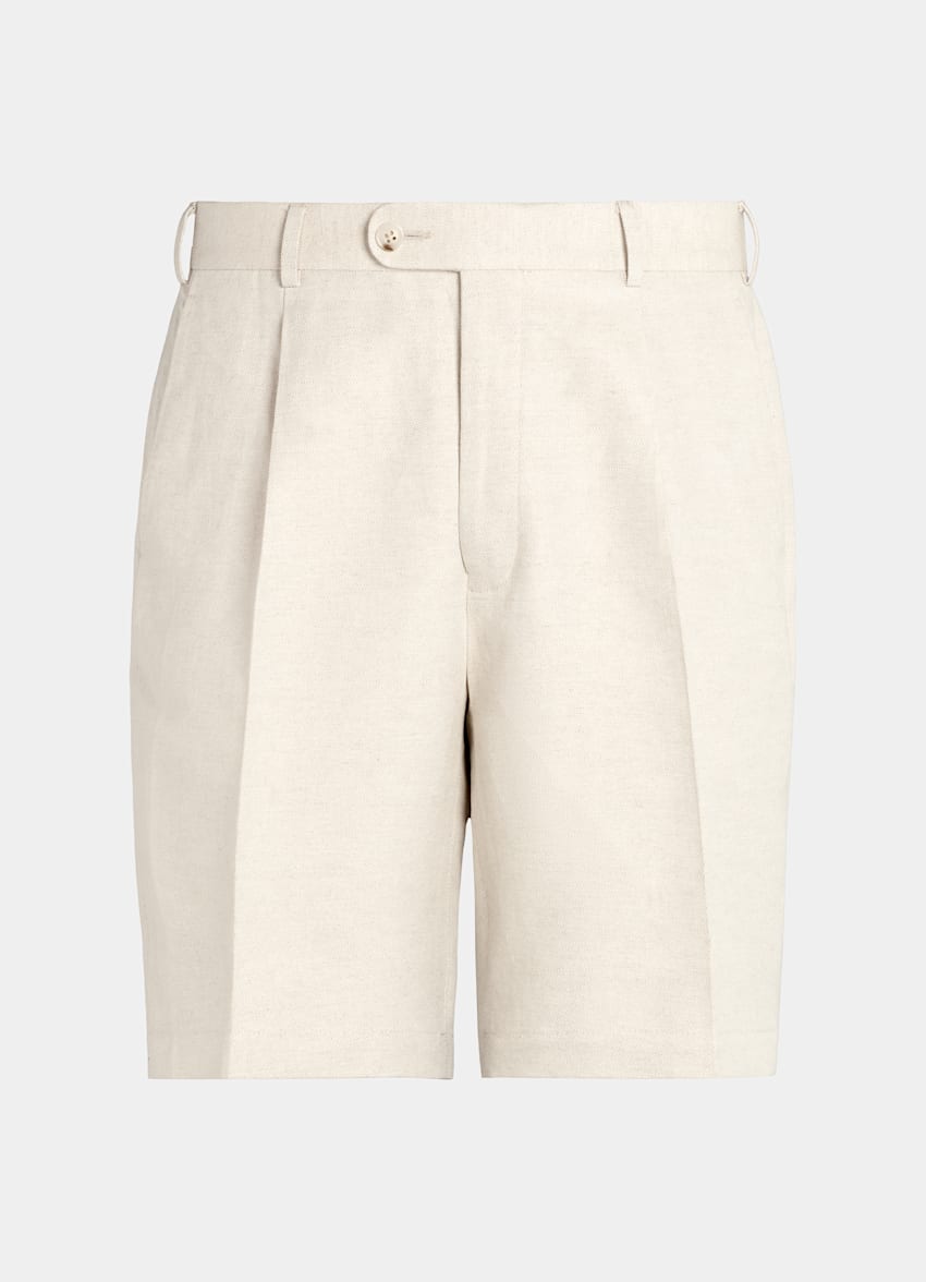 Sand Straight Leg Shorts