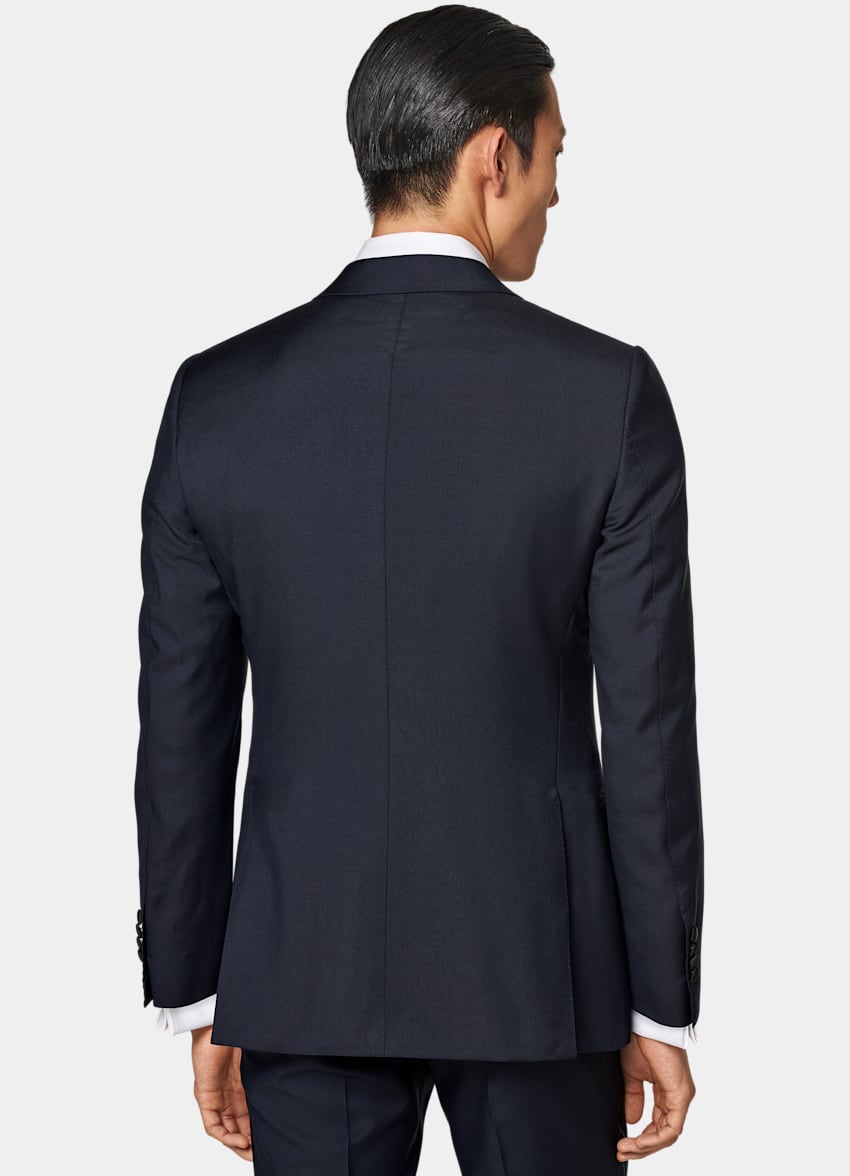 Navy Tailored Fit Lazio Tuxedo