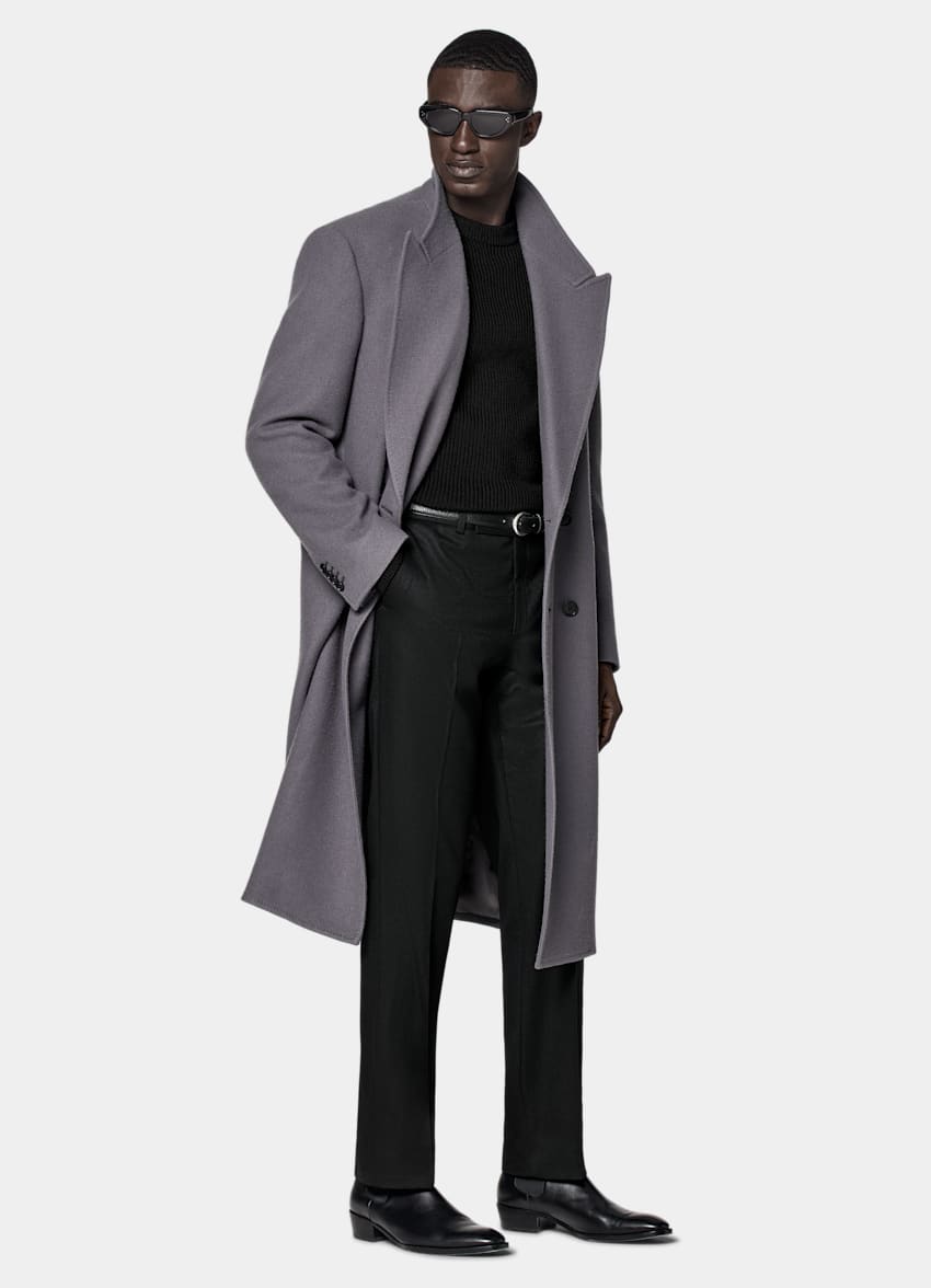 Mid Grey Overcoat