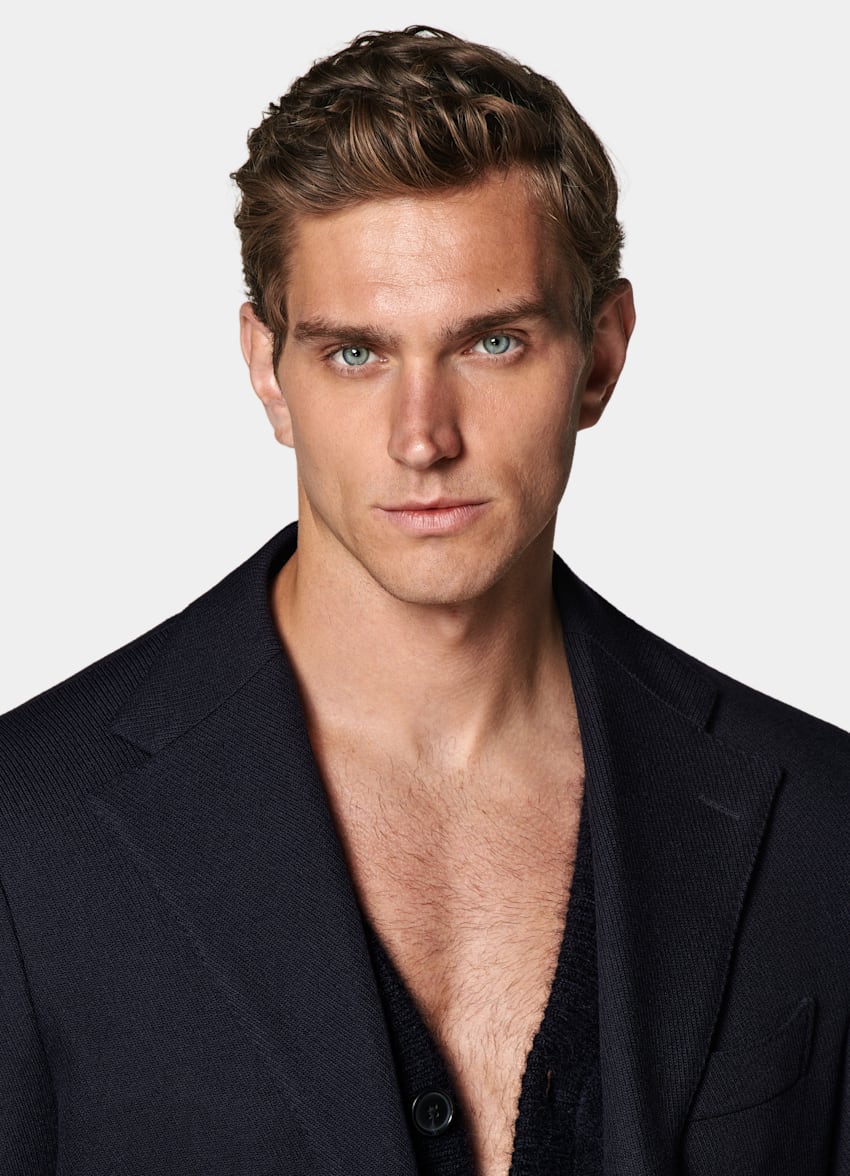 Navy Relaxed Fit Roma Suit
