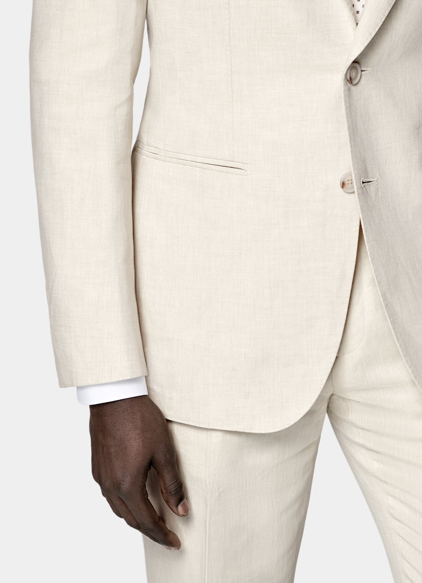 Sand Tailored Fit Havana Suit