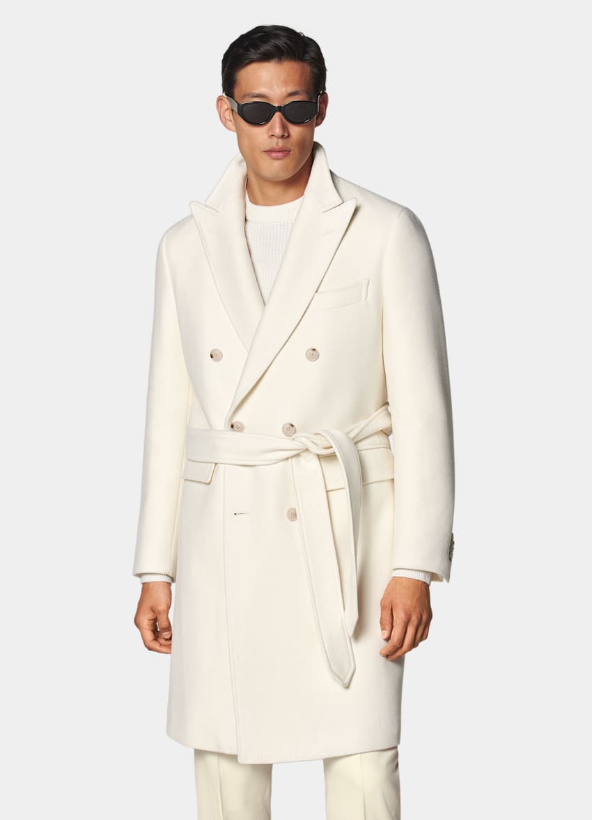 Off-White Belted Overcoat