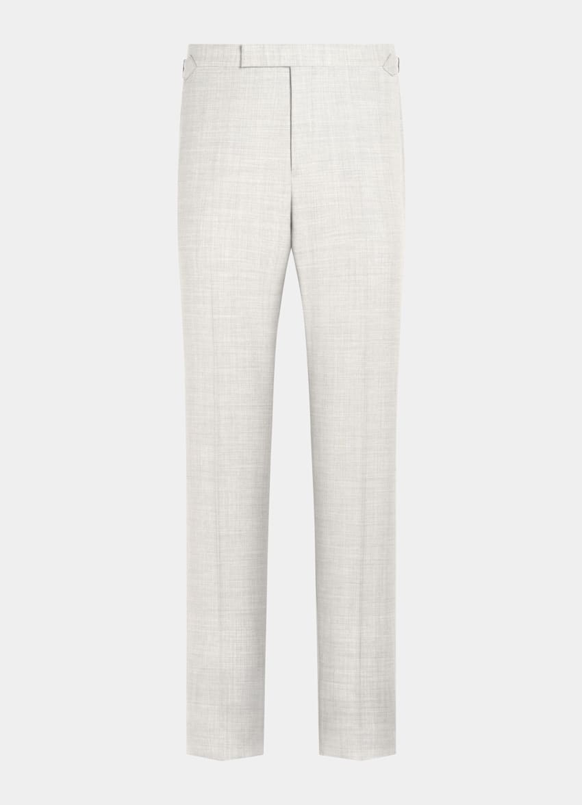 Light Grey Tailored Fit Havana Suit