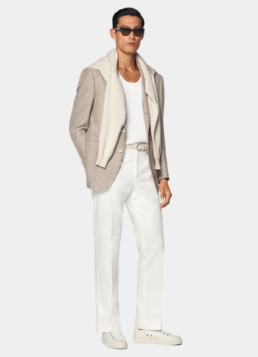 Taupe Relaxed Fit Roma Blazer