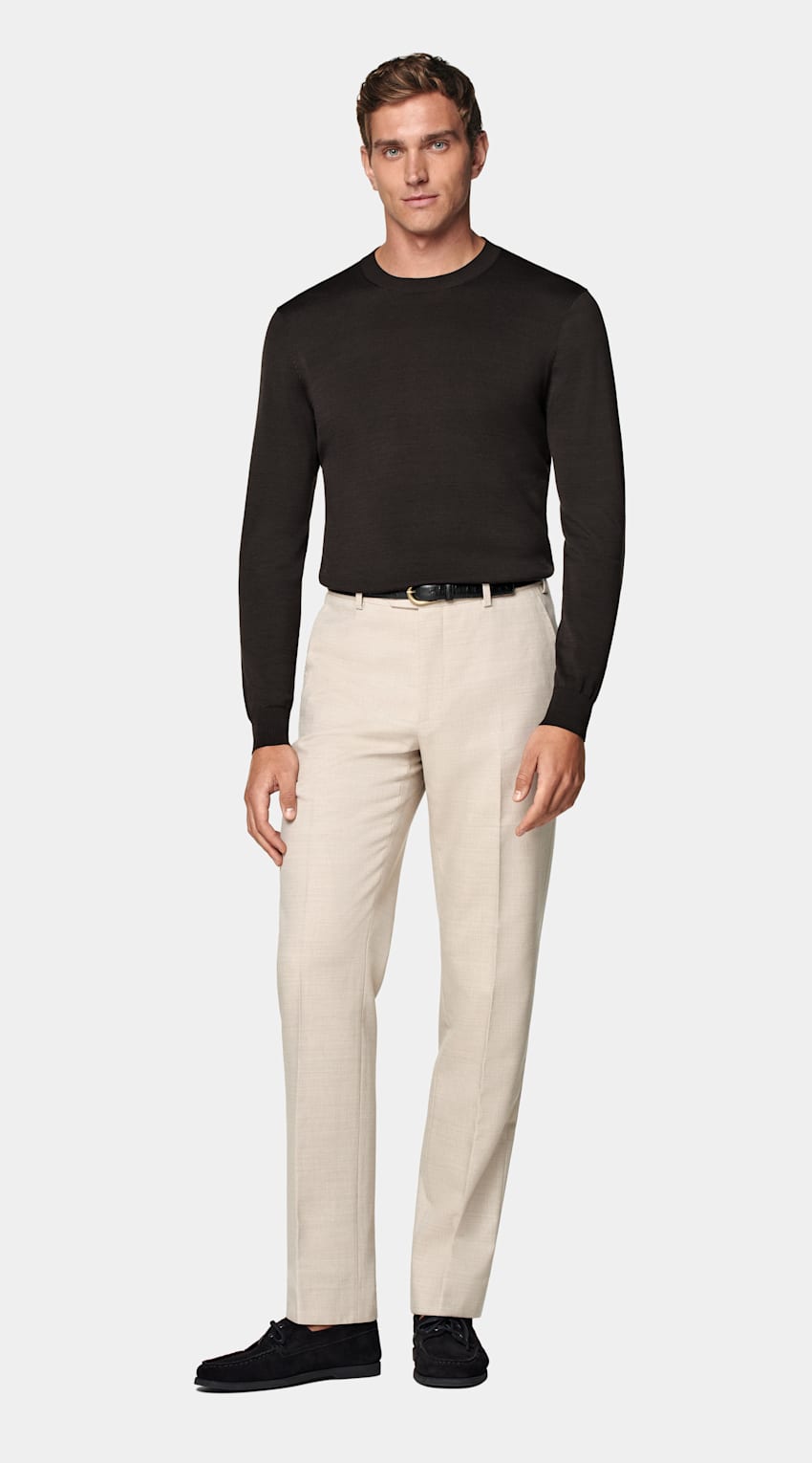 Dark Brown Crewneck
