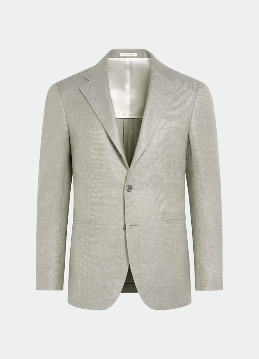 Mid Green Tailored Fit Havana Blazer