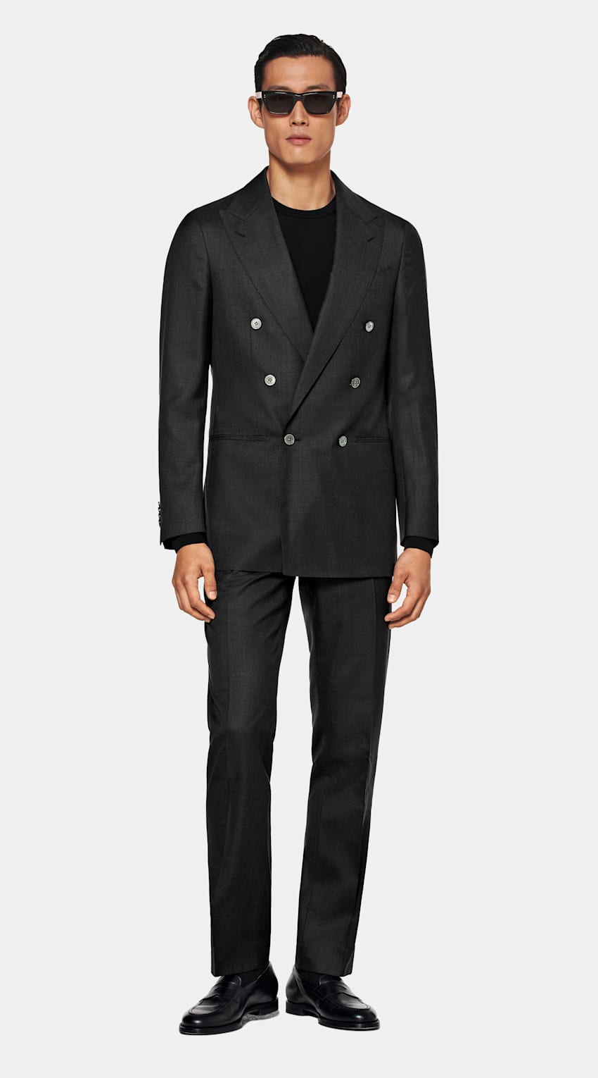 Dark Grey Custom Made Suit
