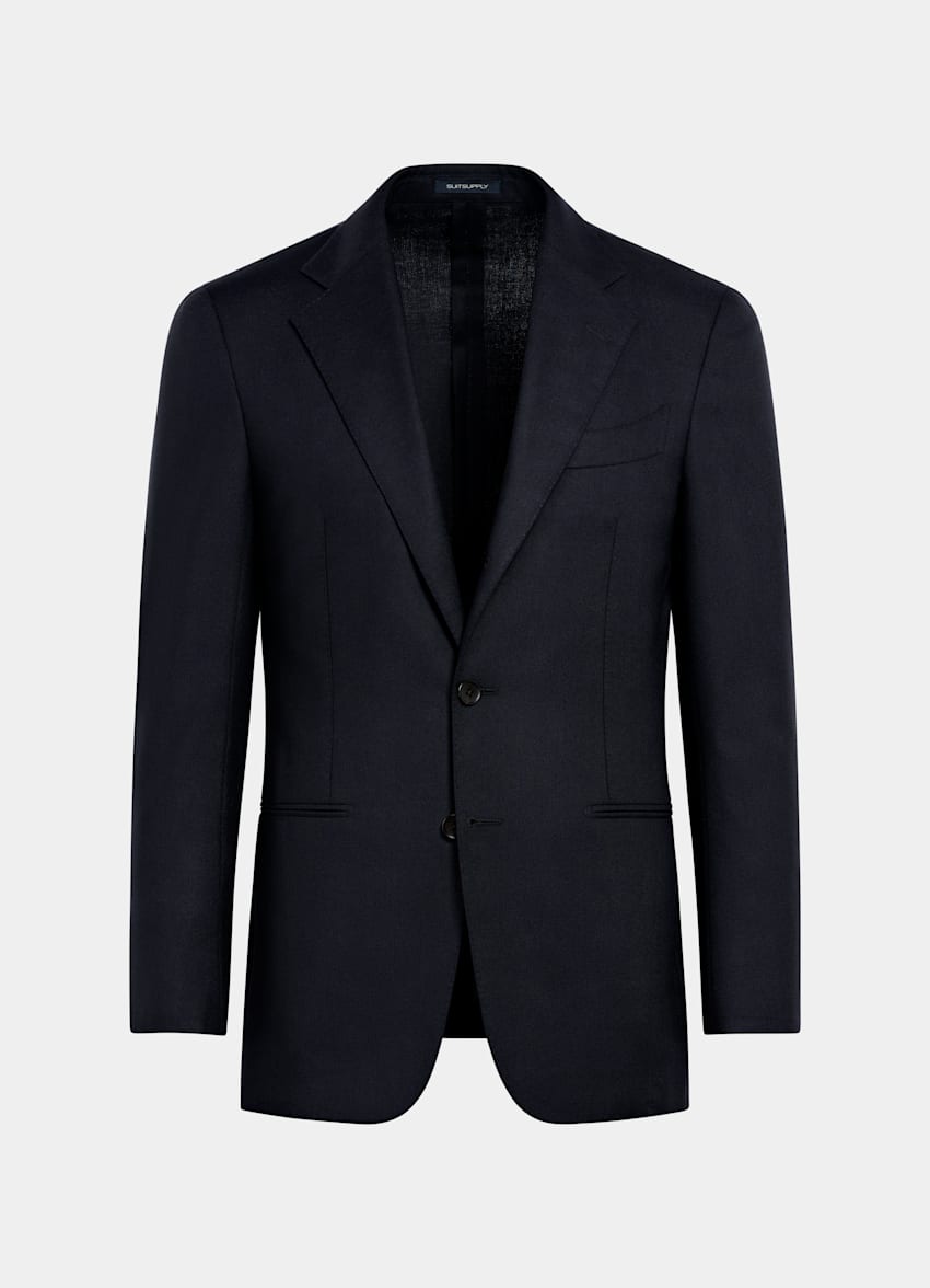 Navy Tailored Fit Havana Suit Jacket