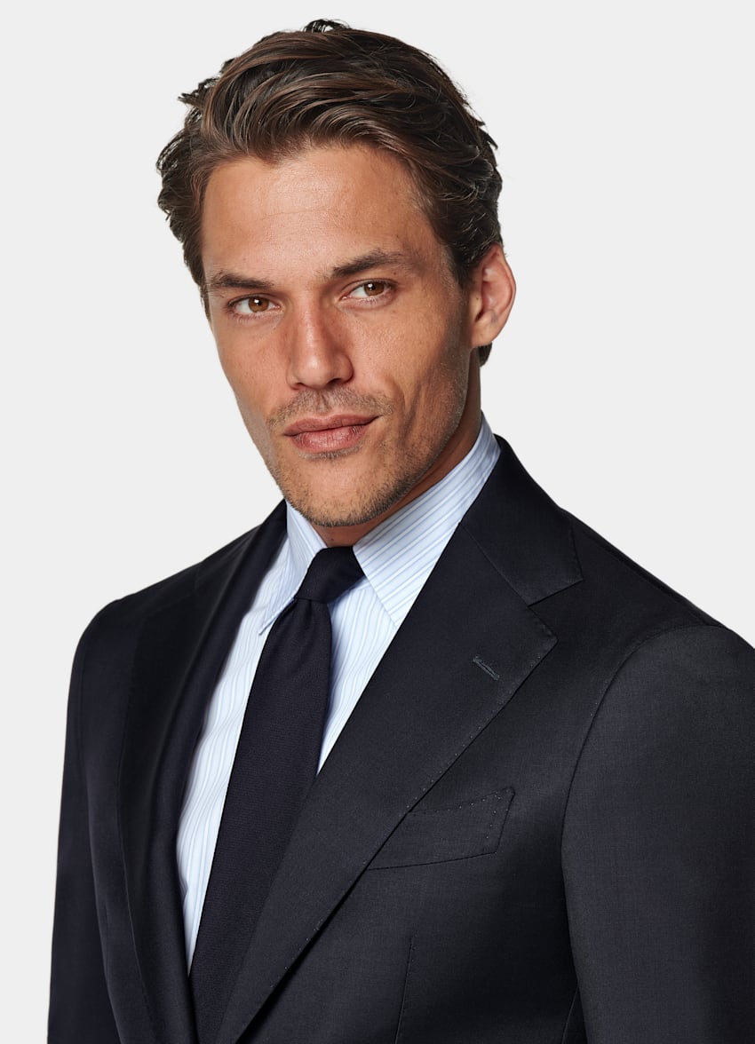 Navy Custom Made Suit