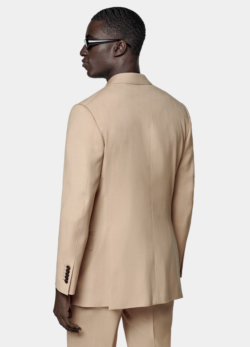 Mid Brown Tailored Fit Milano Suit