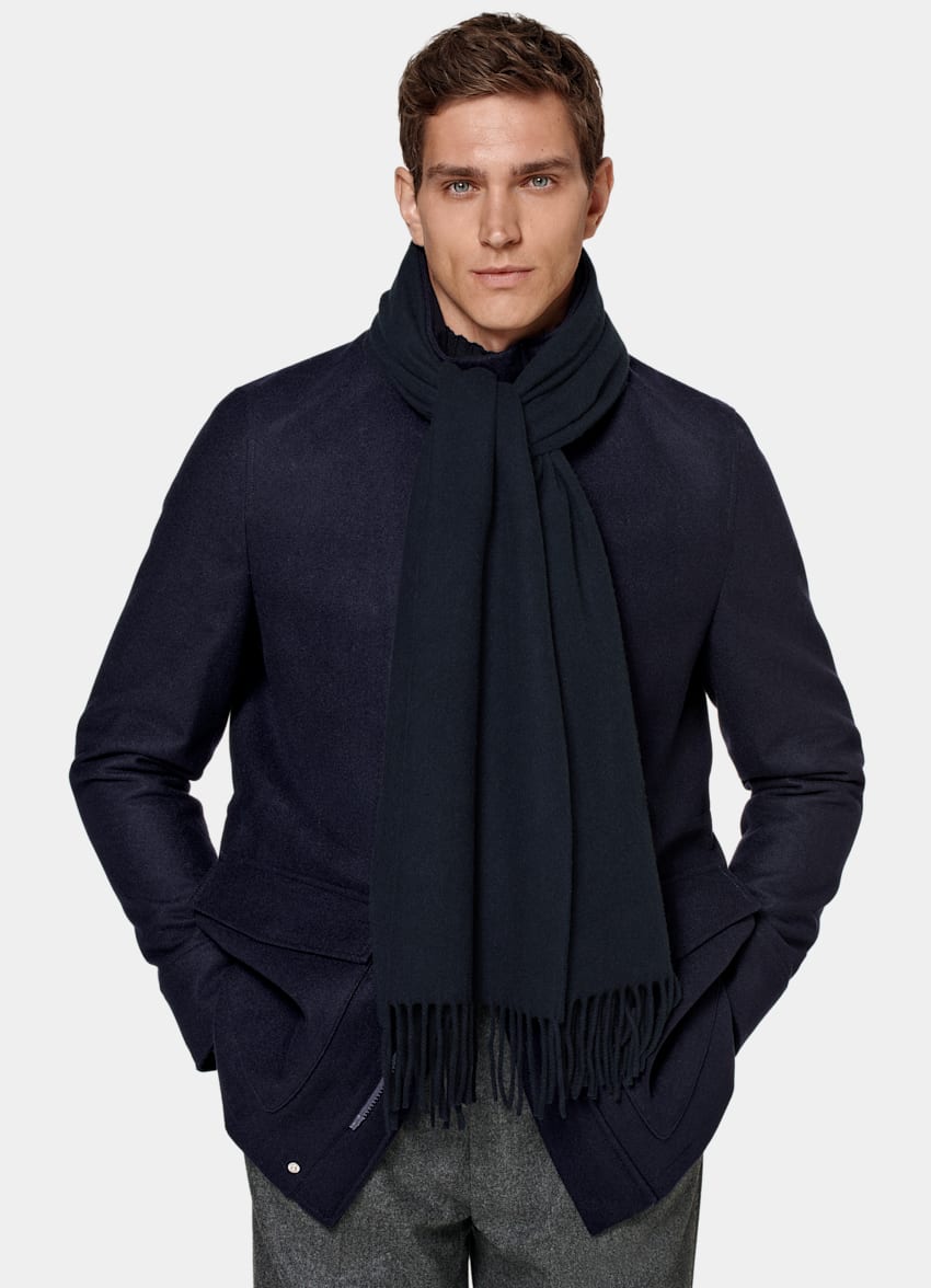 Navy Scarf