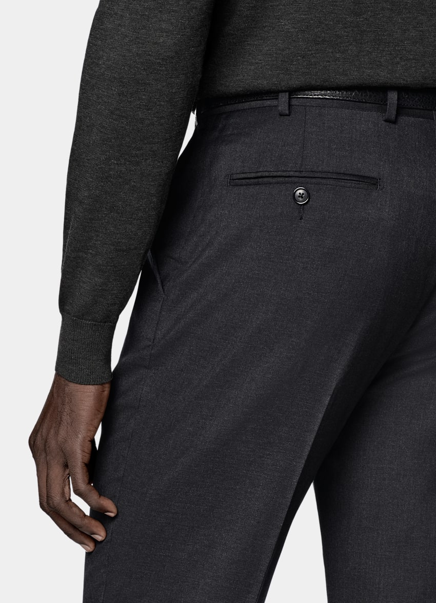 Dark Grey Perennial Tailored Fit Havana Suit