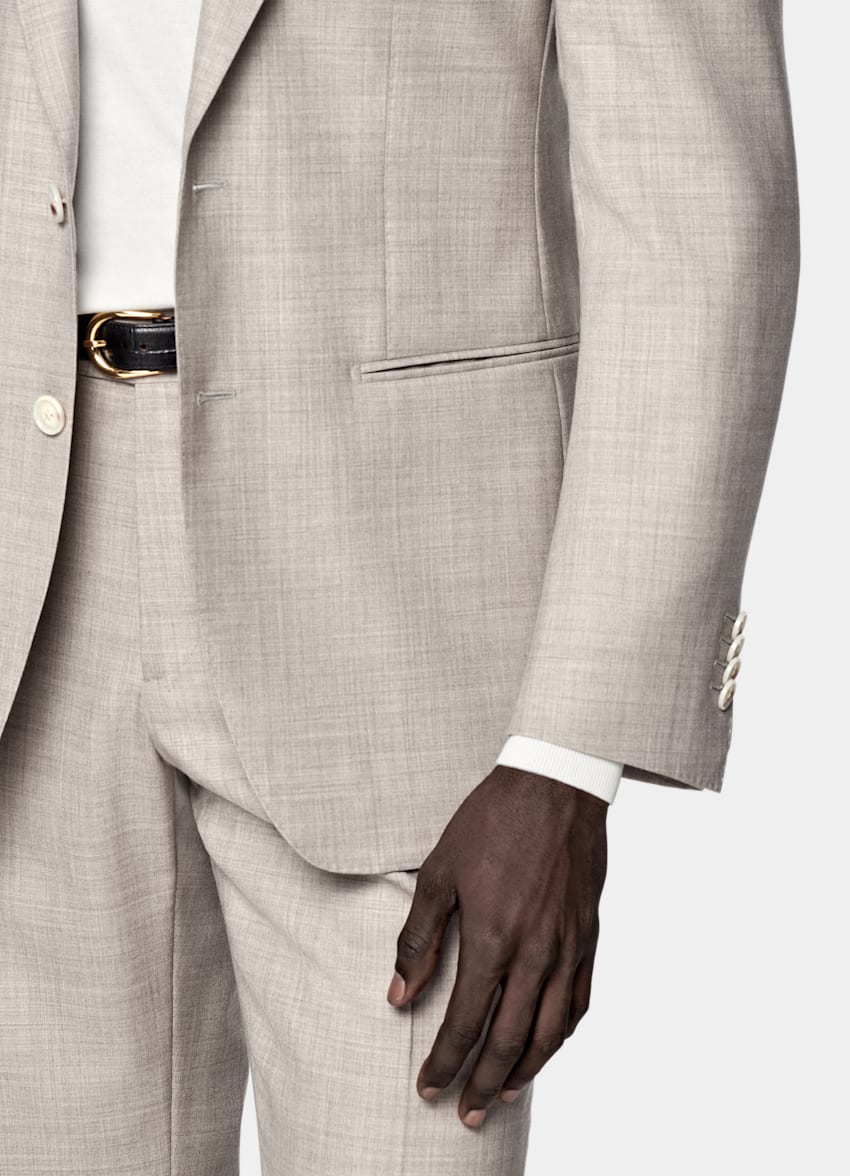 Light Brown Perennial Tailored Fit Havana Suit
