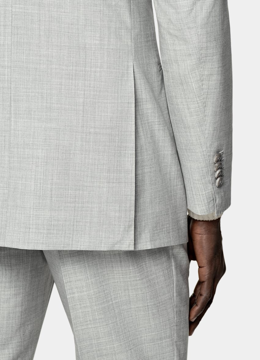 Light Grey Custom Made Suit