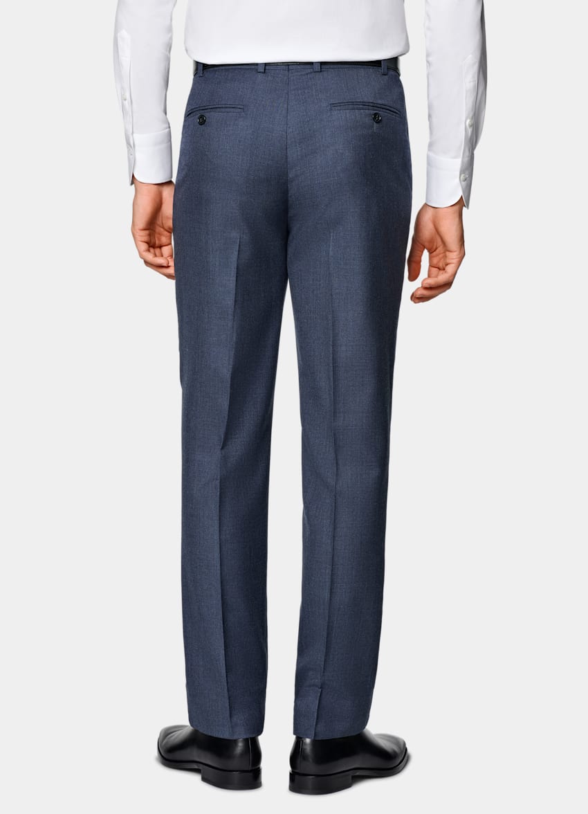 Mid Blue Tailored Fit Havana Suit