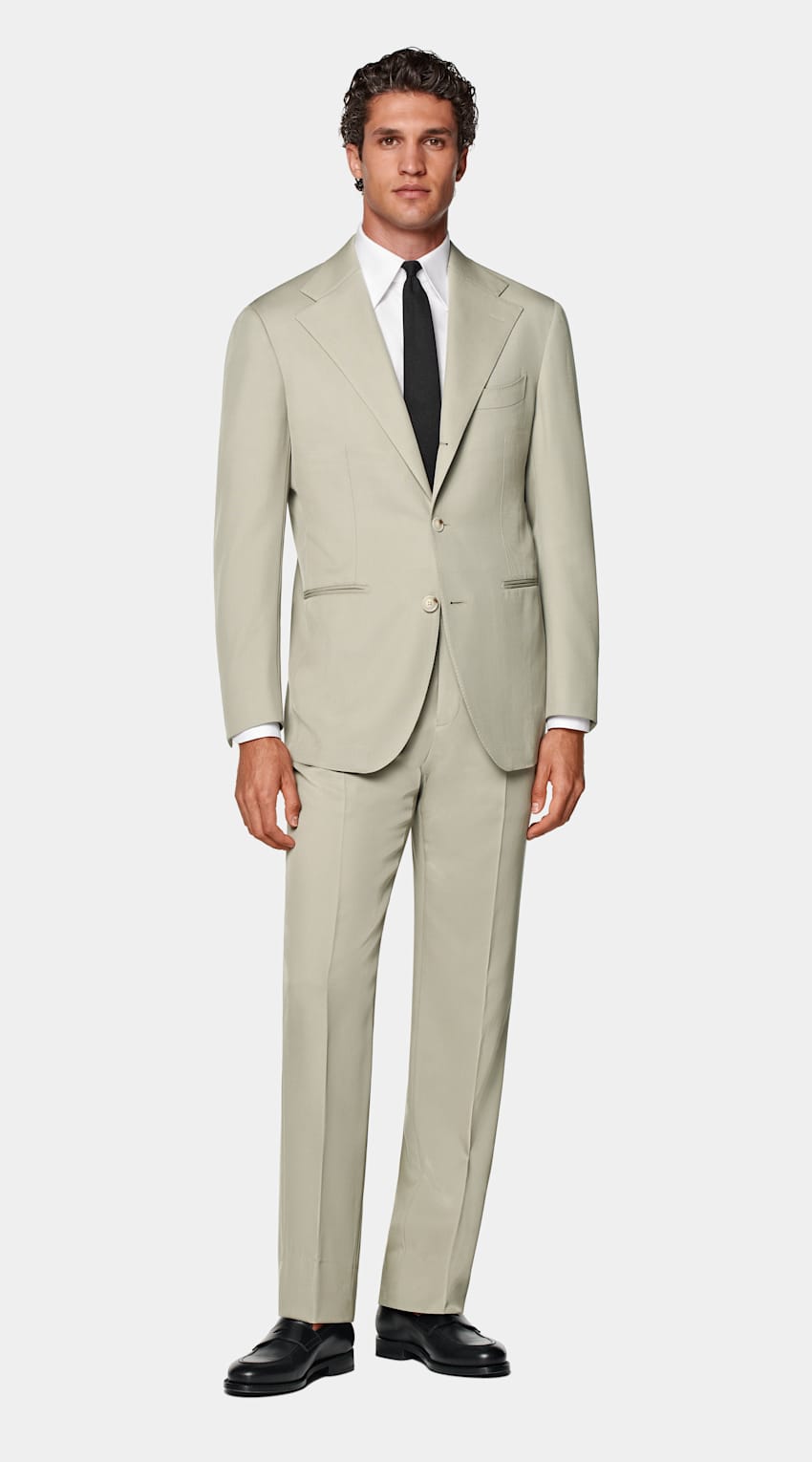 Light Green Relaxed Fit Roma Suit