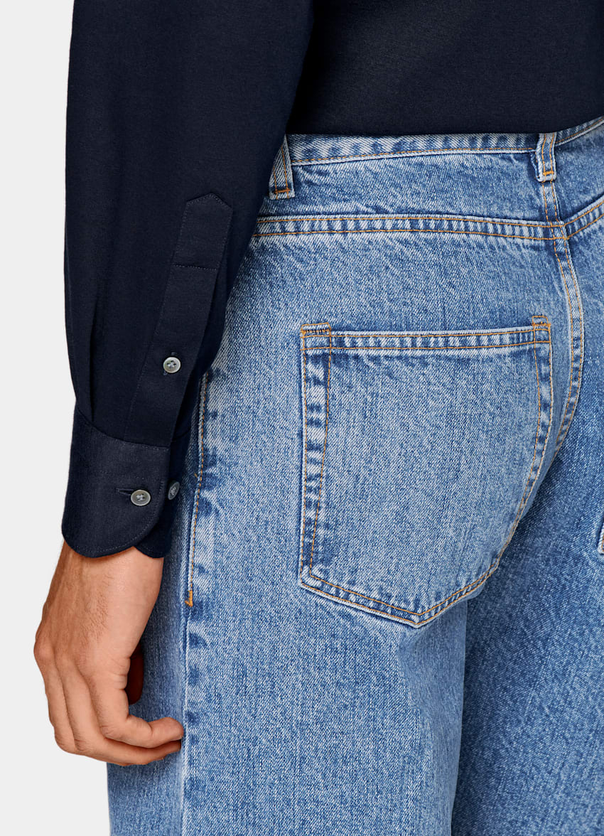 Navy Extra Slim Fit Shirt