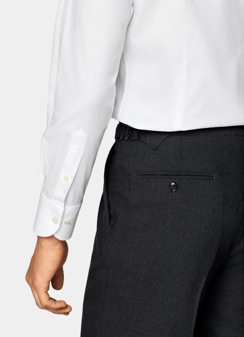 White Twill Extra Slim Fit Shirt