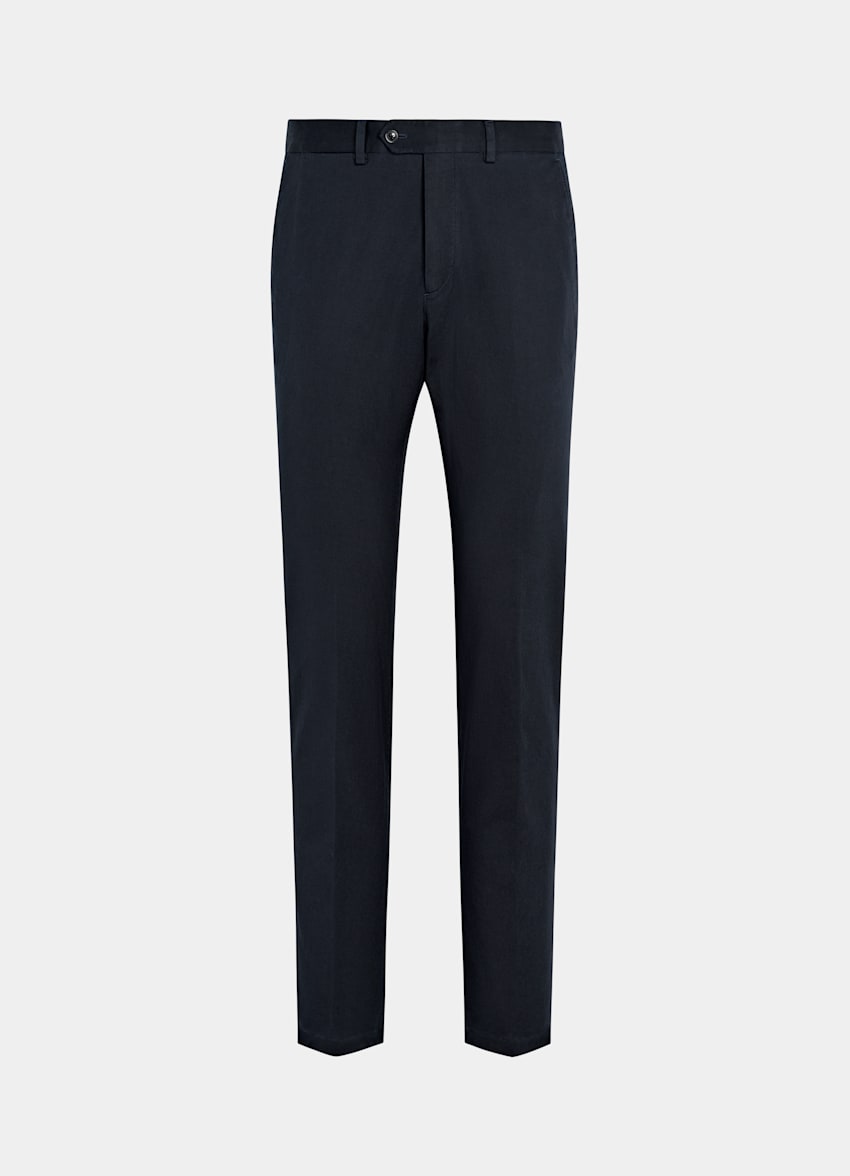 Dark Brown Slim Leg Straight Chinos