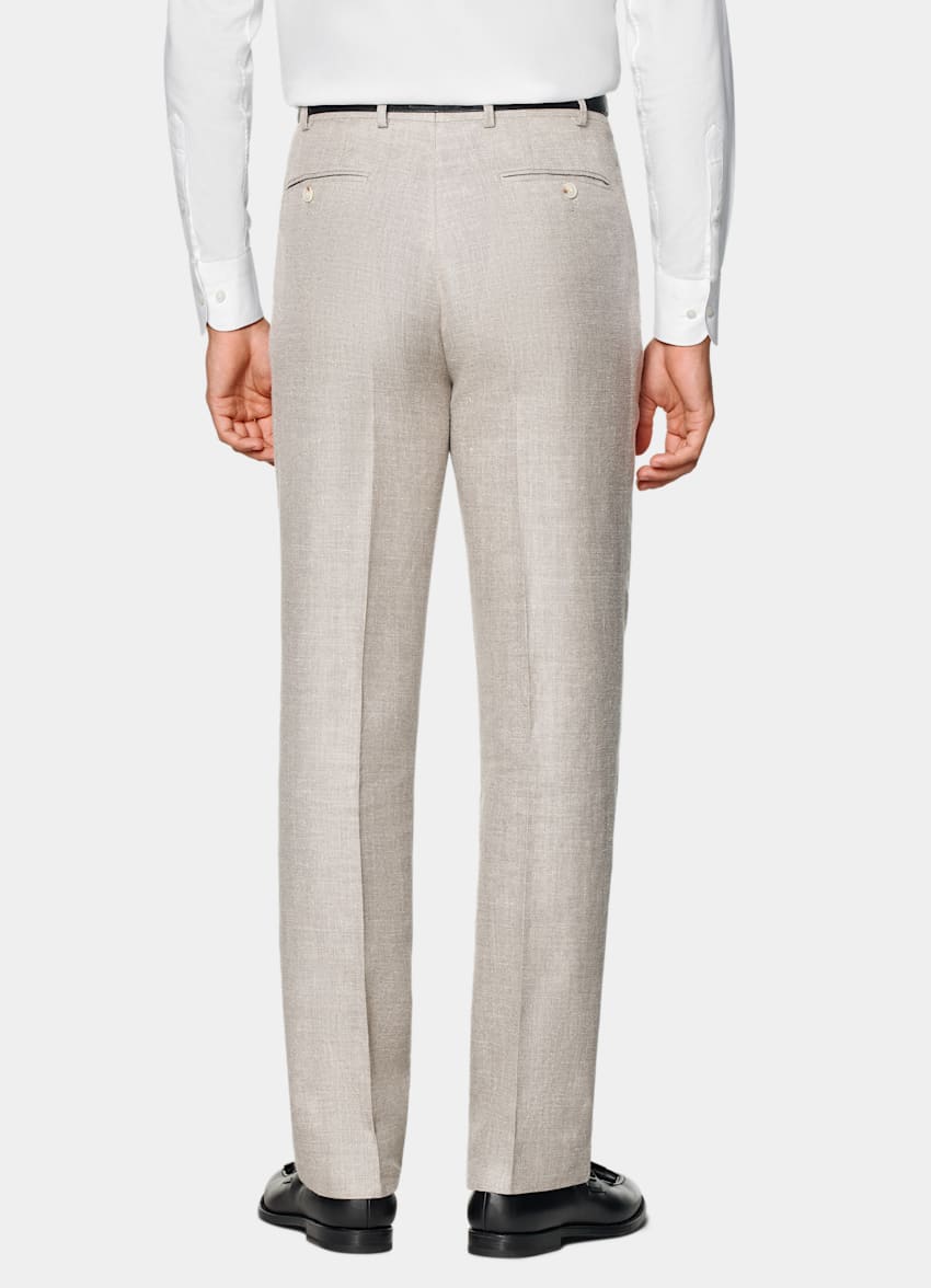 Light Taupe Tailored Fit Havana Suit