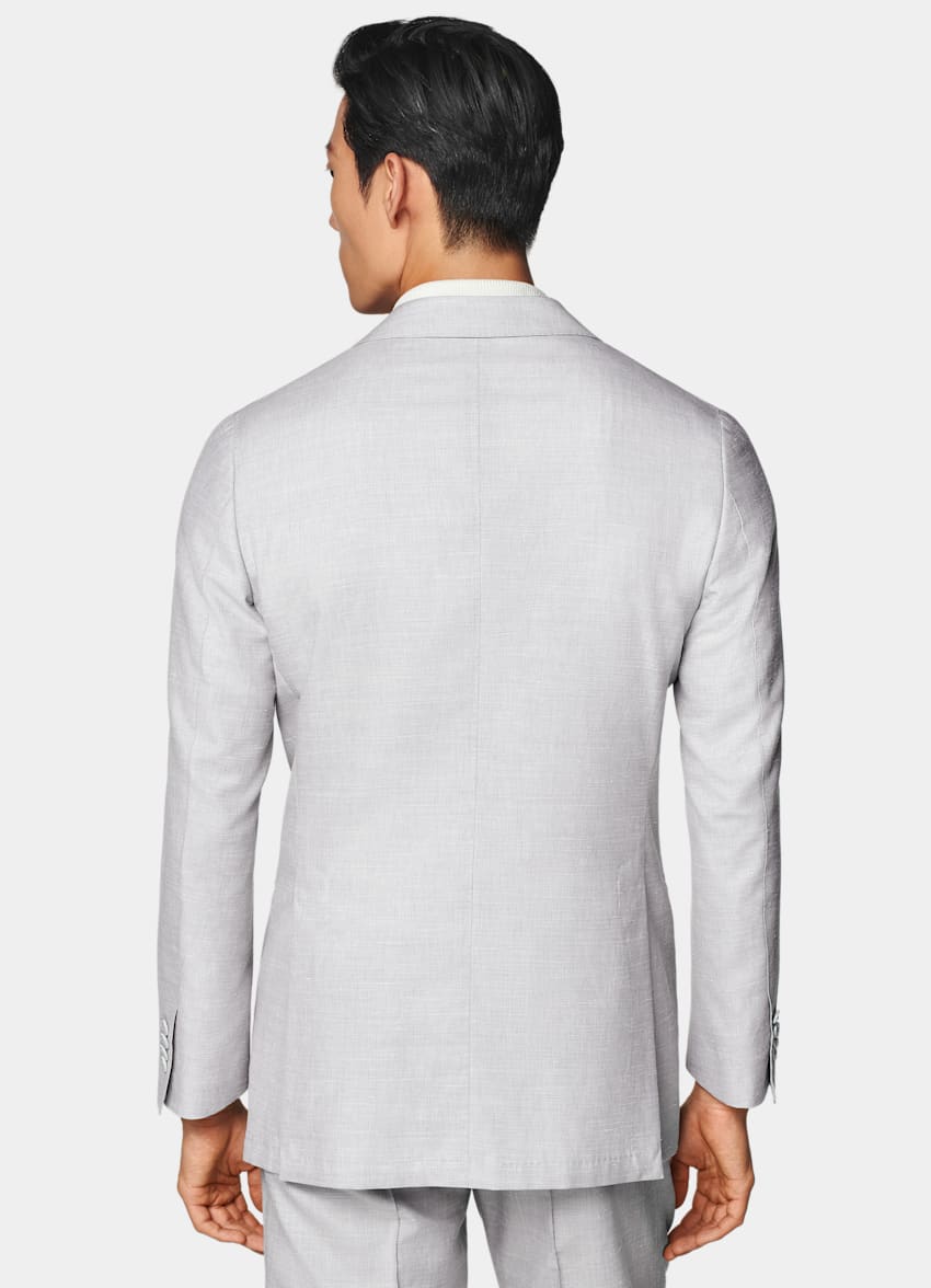 Light Grey Tailored Fit Havana Suit