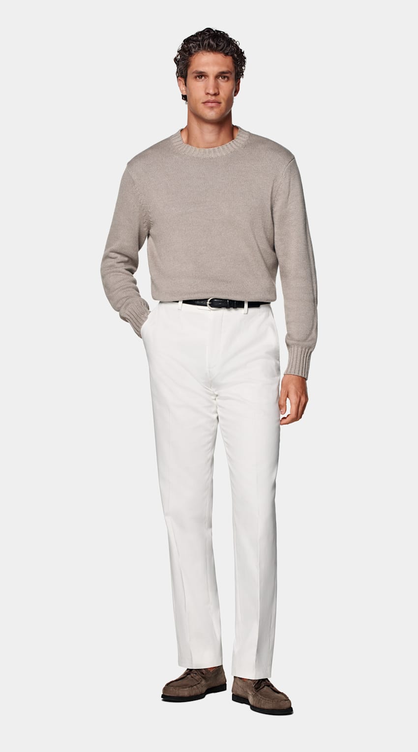 Taupe Crewneck