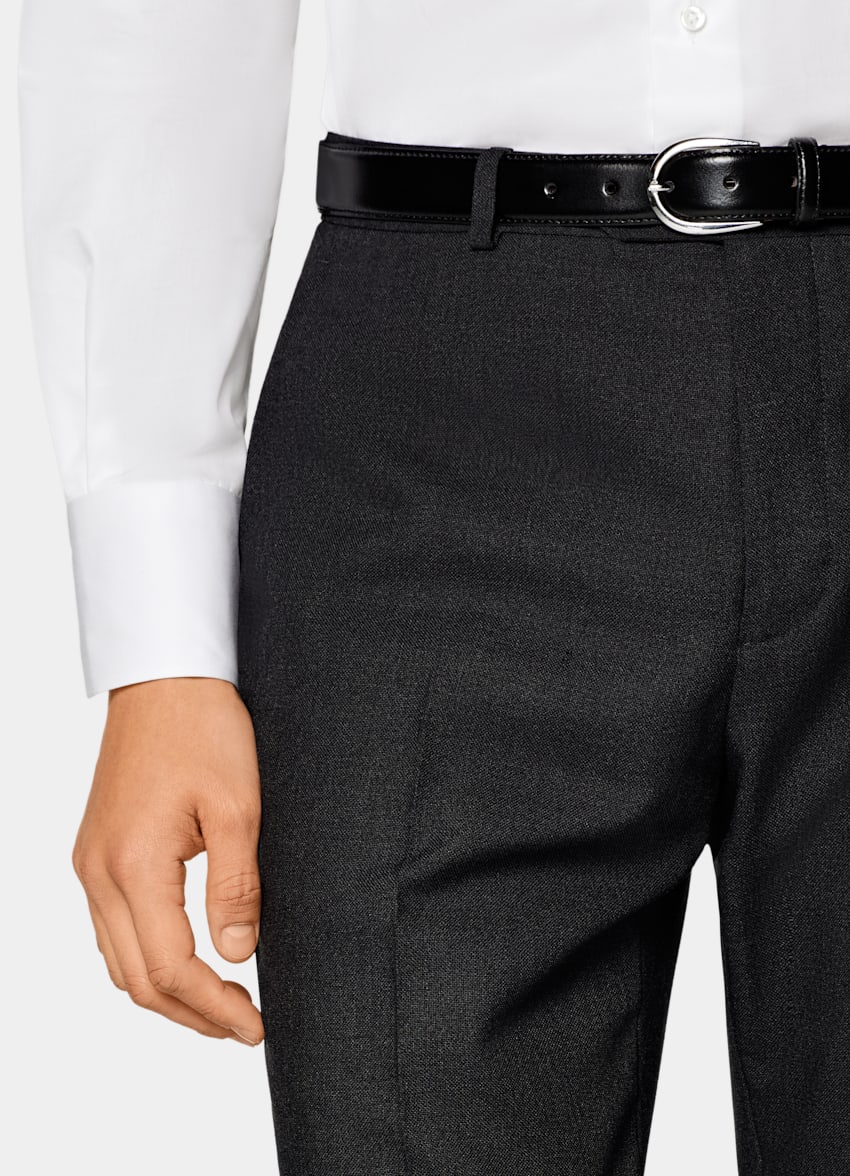 Dark Grey Tailored Fit Havana Suit