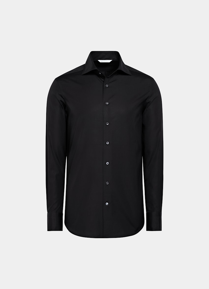 Light Blue Twill Tailored Fit Shirt