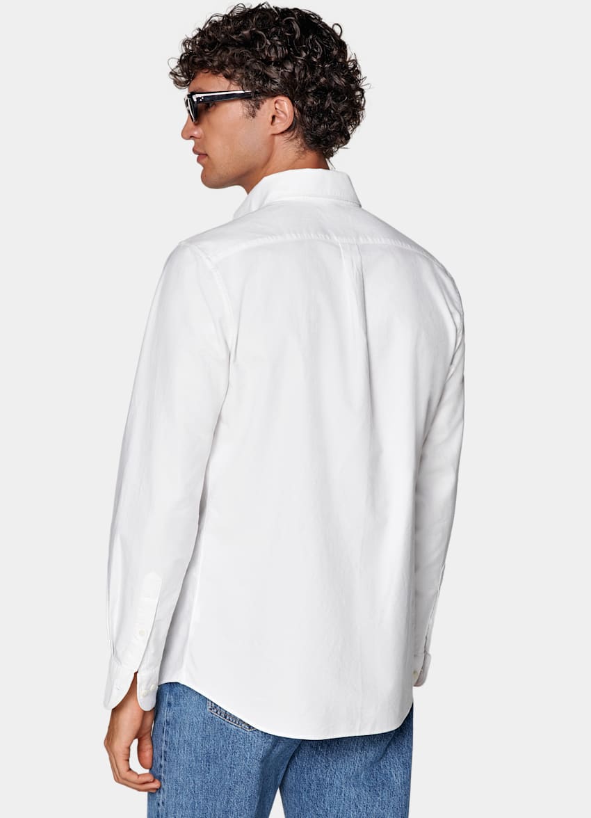 White Oxford Slim Fit Shirt