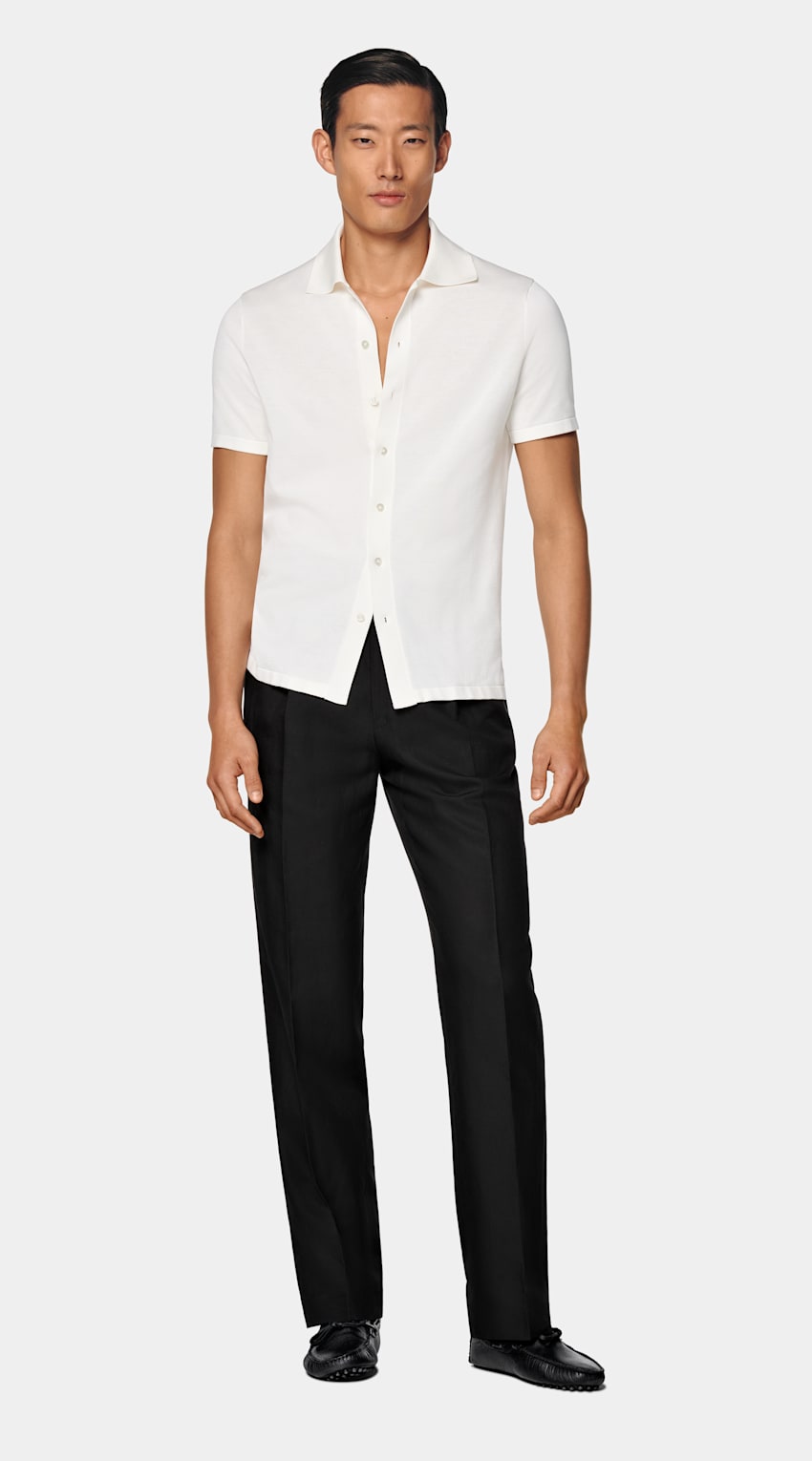 Off-White Polo Cardigan