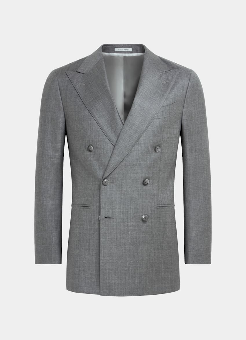 Light Grey Perennial Tailored Fit Havana Suit