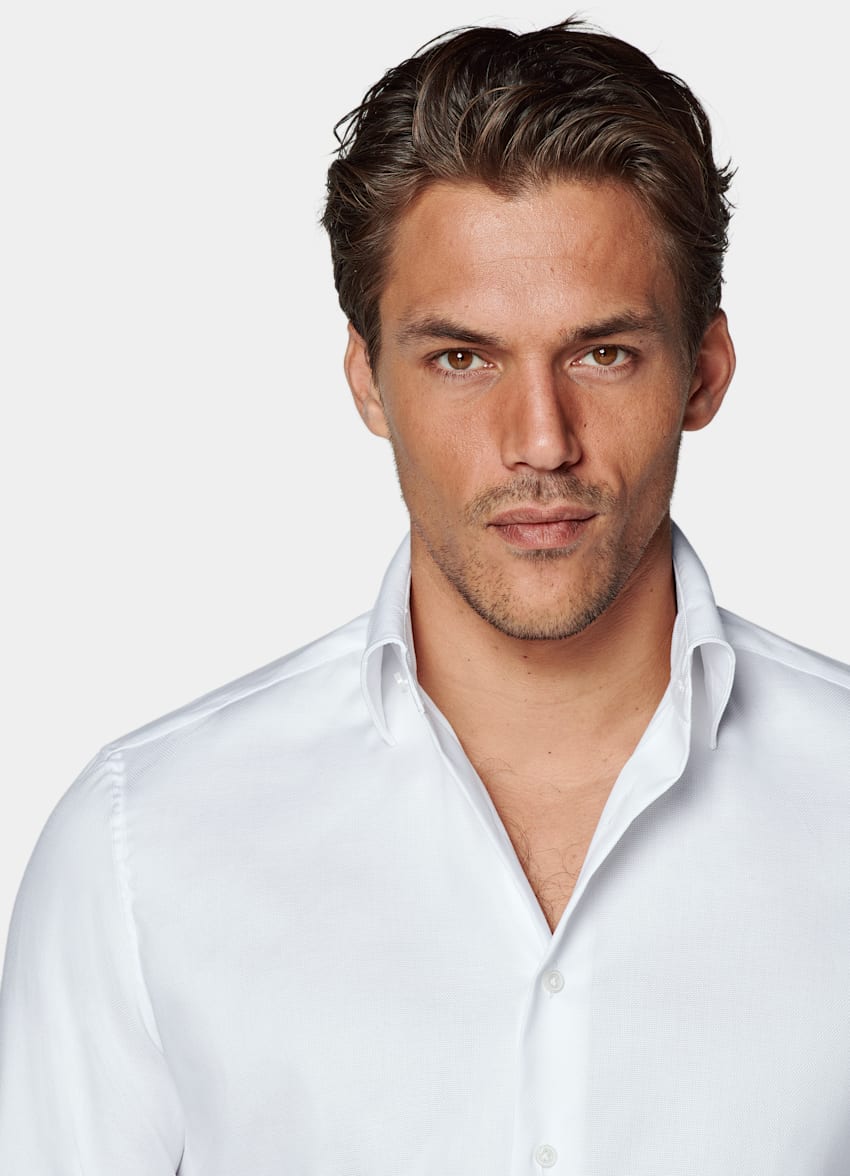 White Royal Oxford Slim Fit Shirt