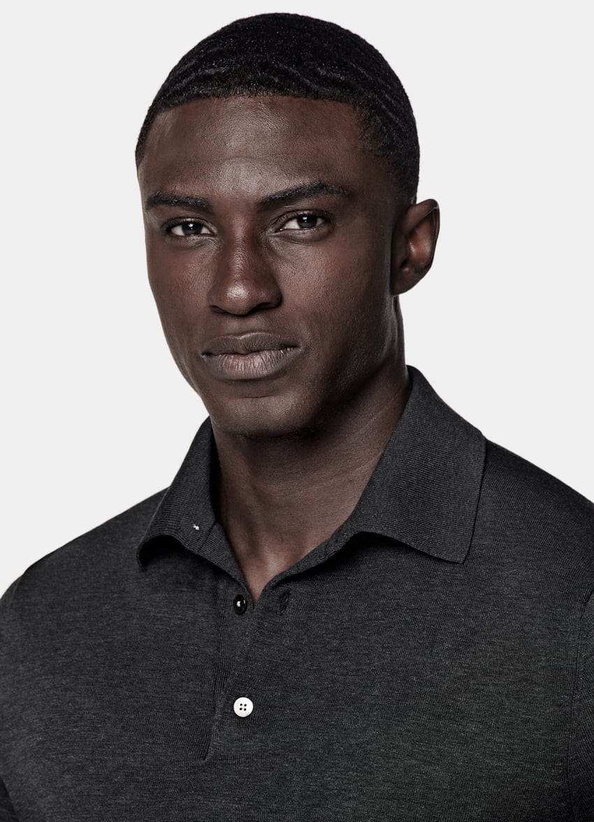 Dark Grey Polo
