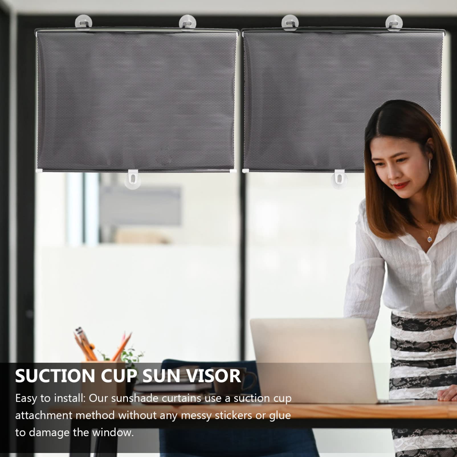 🔥Promotion 49% OFF🔥Retractable Window Roller Sunshade For Truck/car/SUV/bedroom/kitchen/living room/office